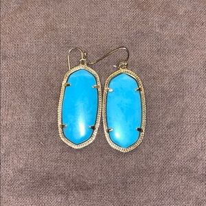 Turquoise Kendra Scott earrings